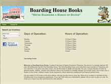 Tablet Screenshot of boardinghousebooks.com
